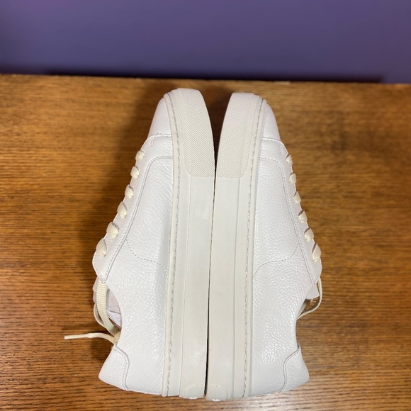 Soludos Women's Ibiza Platform Classic Leather Sneaker White Casual Summer NEW - Picture 8 of 11